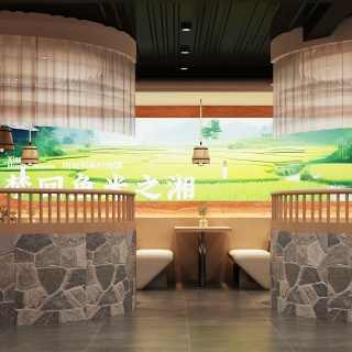 现代餐厅用餐区静态 (1)