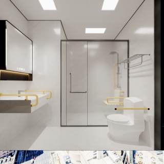 现代医院卫生间