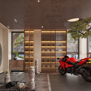 新中式入户前庭02