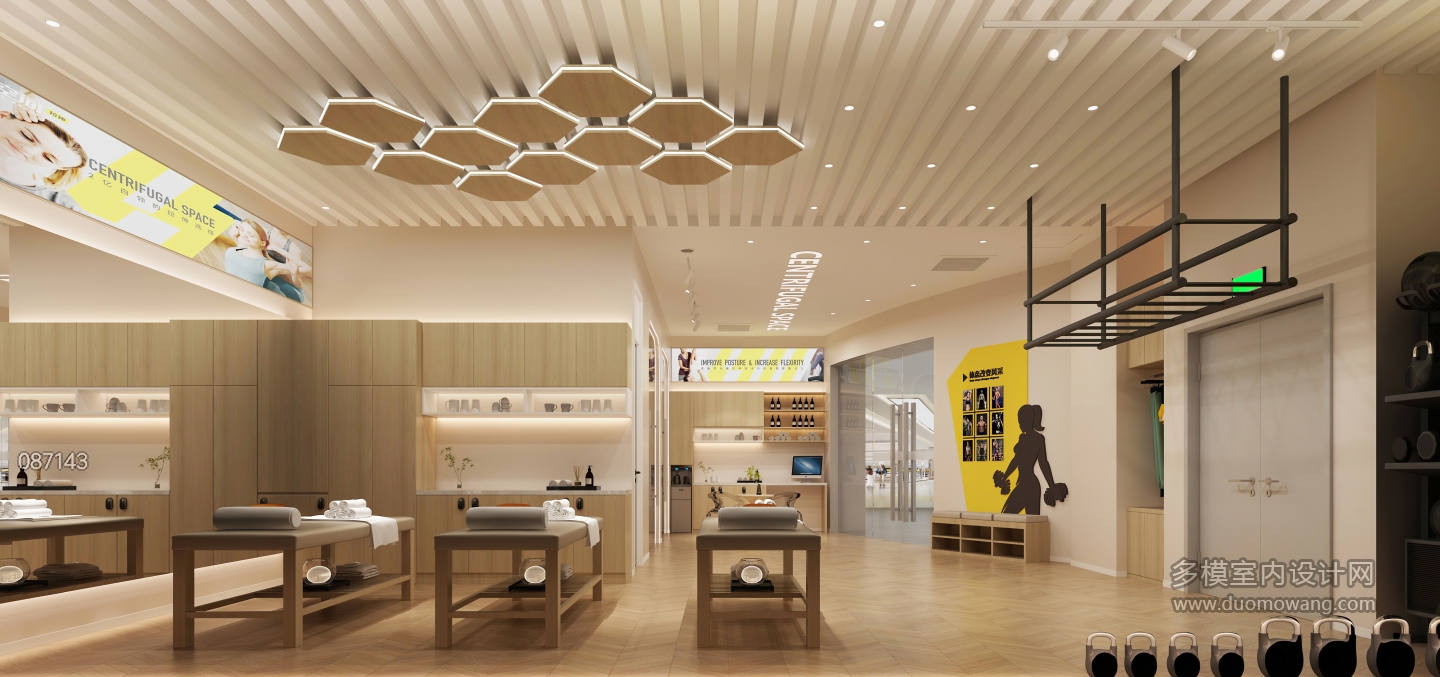 现代健身房拉伸区静态b (1)