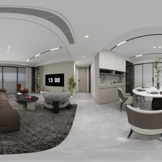 现代简约客餐厅