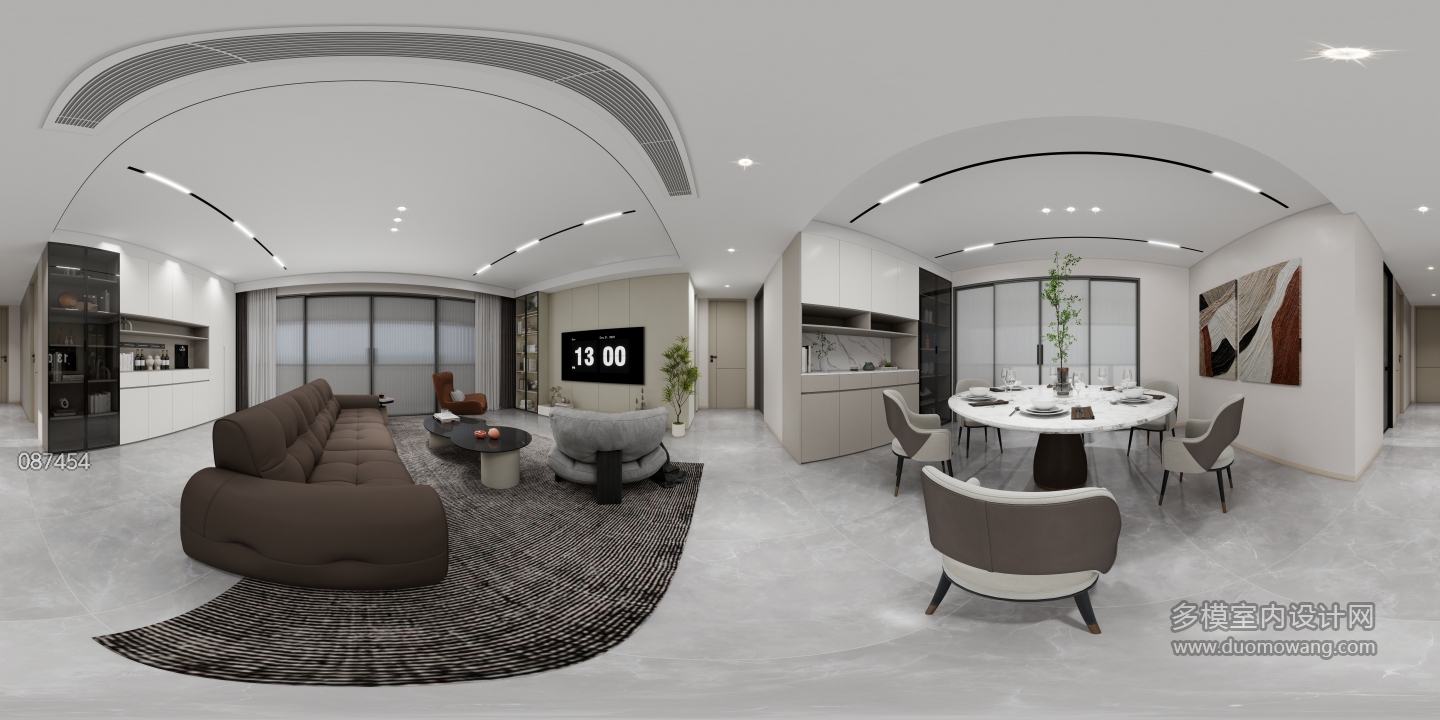 现代简约客餐厅