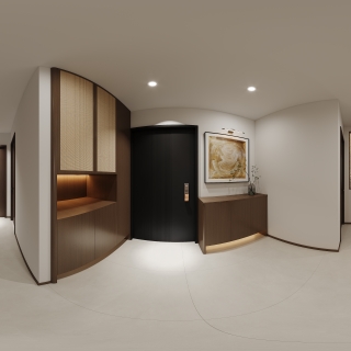 现代中古进门全景