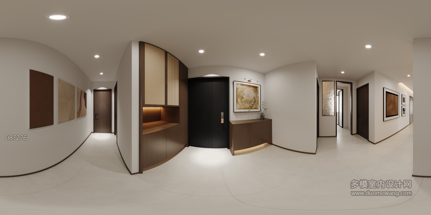 现代中古进门全景