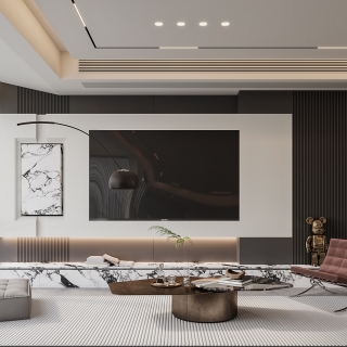 现代电视背景特写