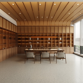 现代原木一楼静态3