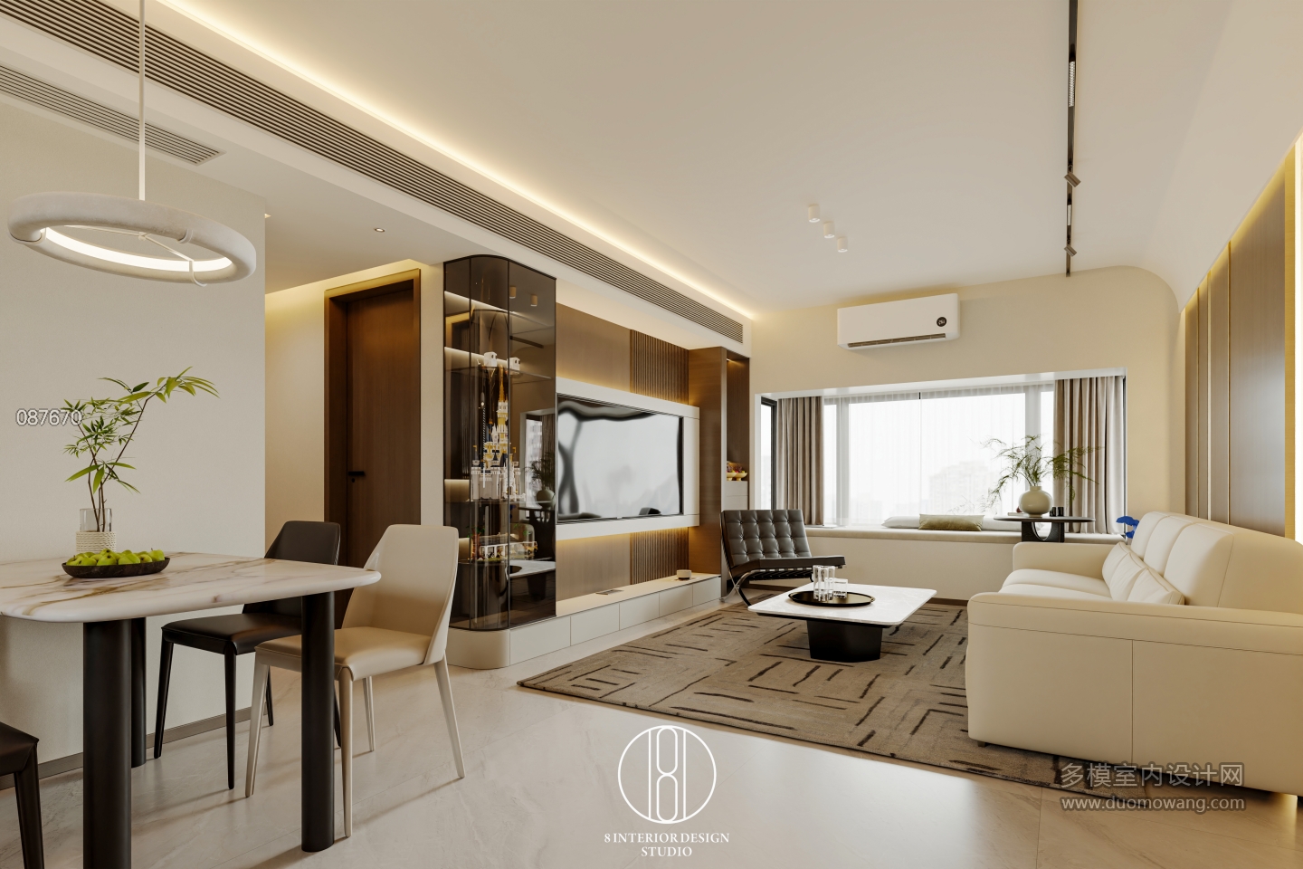 现代客厅电视柜