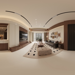 中古风客餐厅全景