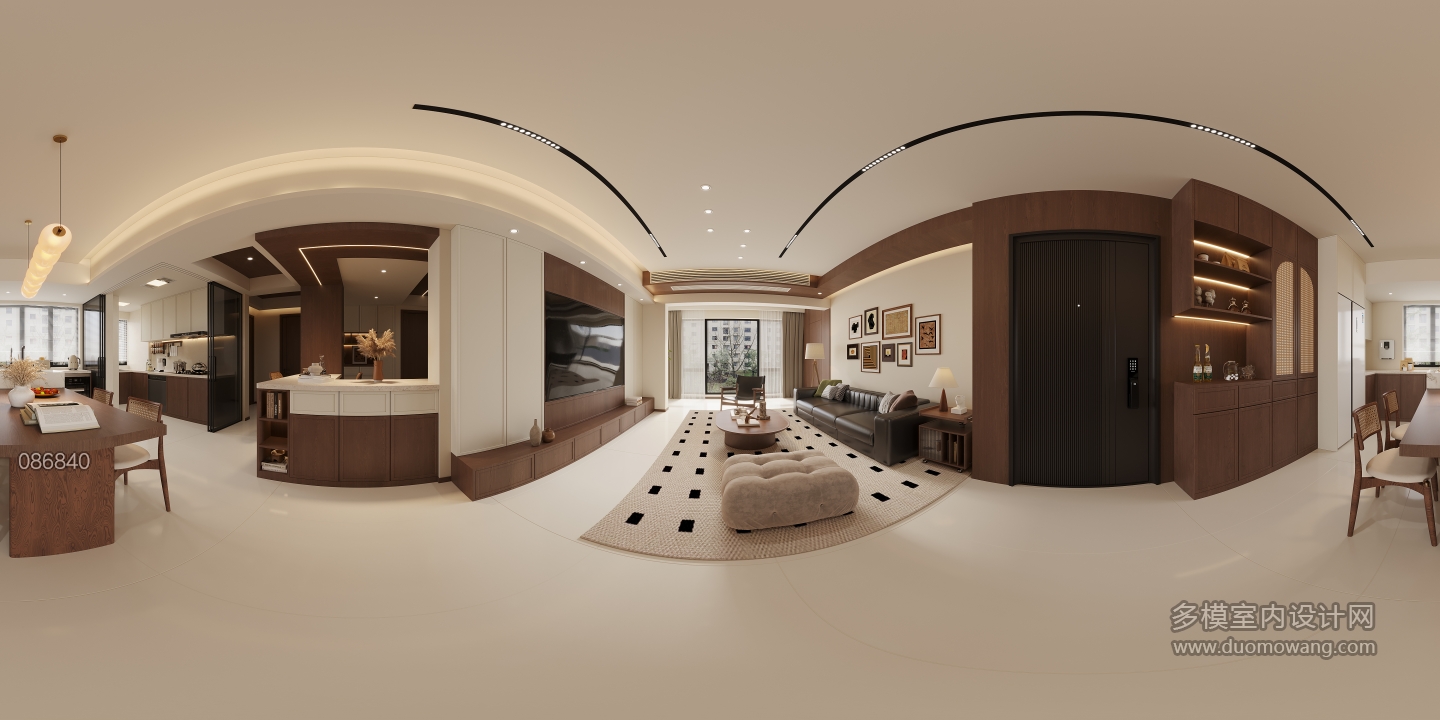 中古风客餐厅全景