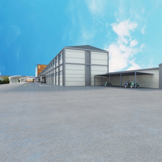 现代门口建筑 (1)