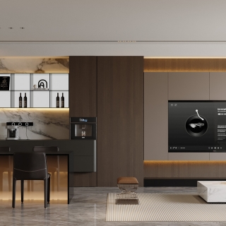 现代电视背景墙