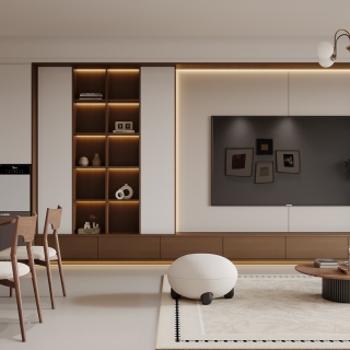 现代客餐厅特写B