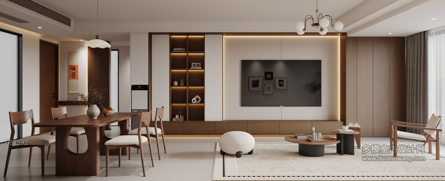 现代客餐厅特写B