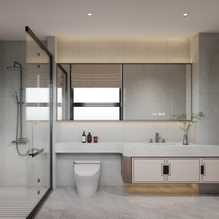 新中式 卫生间 静态