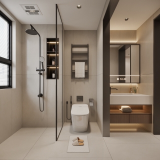 现代一楼卫生间