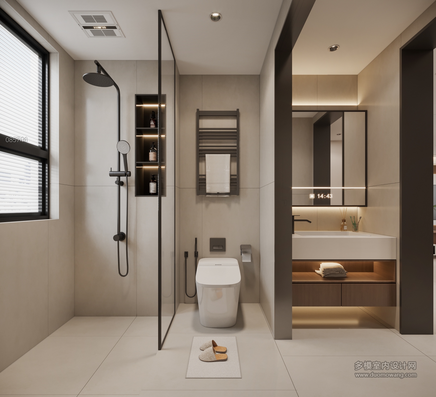 现代一楼卫生间