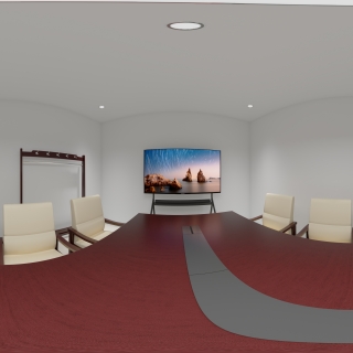 现代洽谈室全景