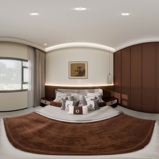 新中式二楼主卧