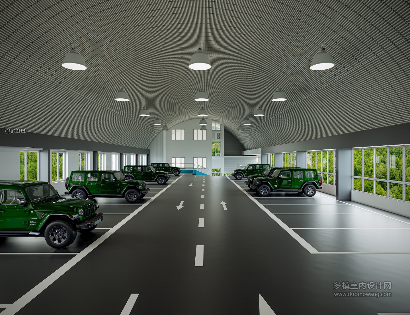 现代停车场二层1