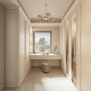 法式次卧衣帽间单张