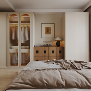 中古风主卧特写2