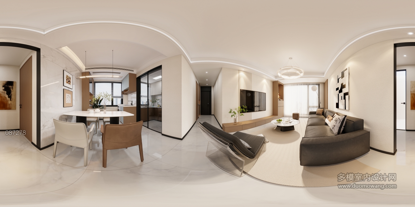 现代客餐厅-全景