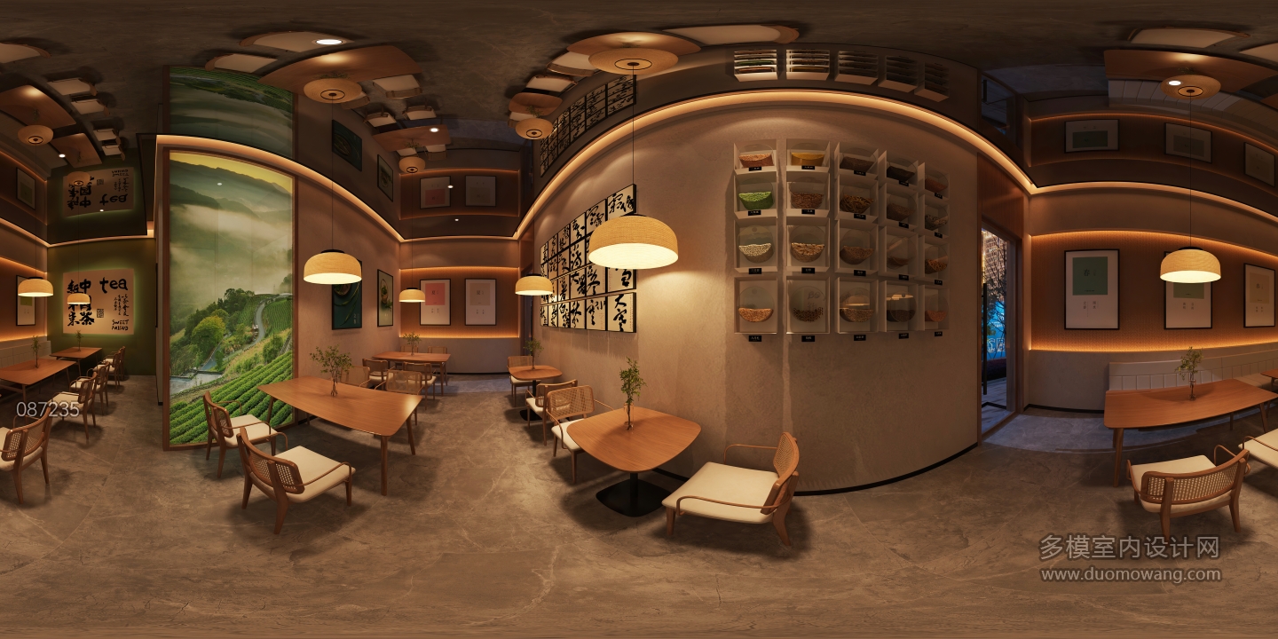 现代药膳店大厅 (1)