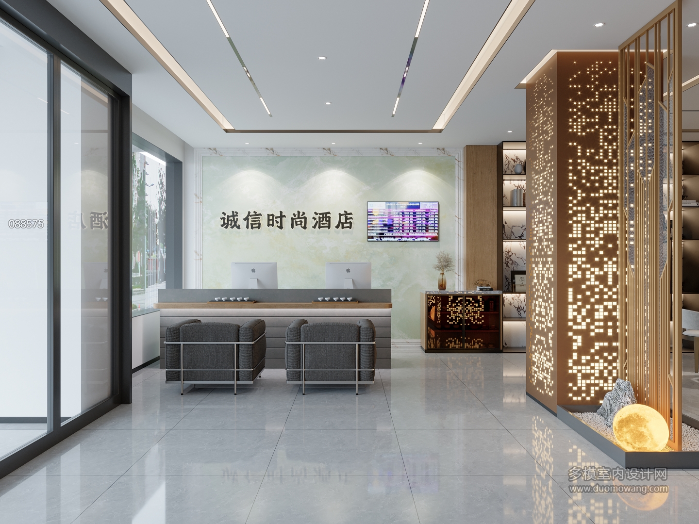 现代酒店大厅_前台 拷贝