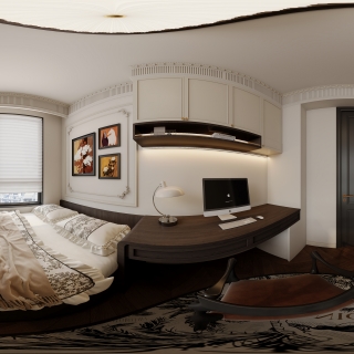 法式复古 榻榻米 全景