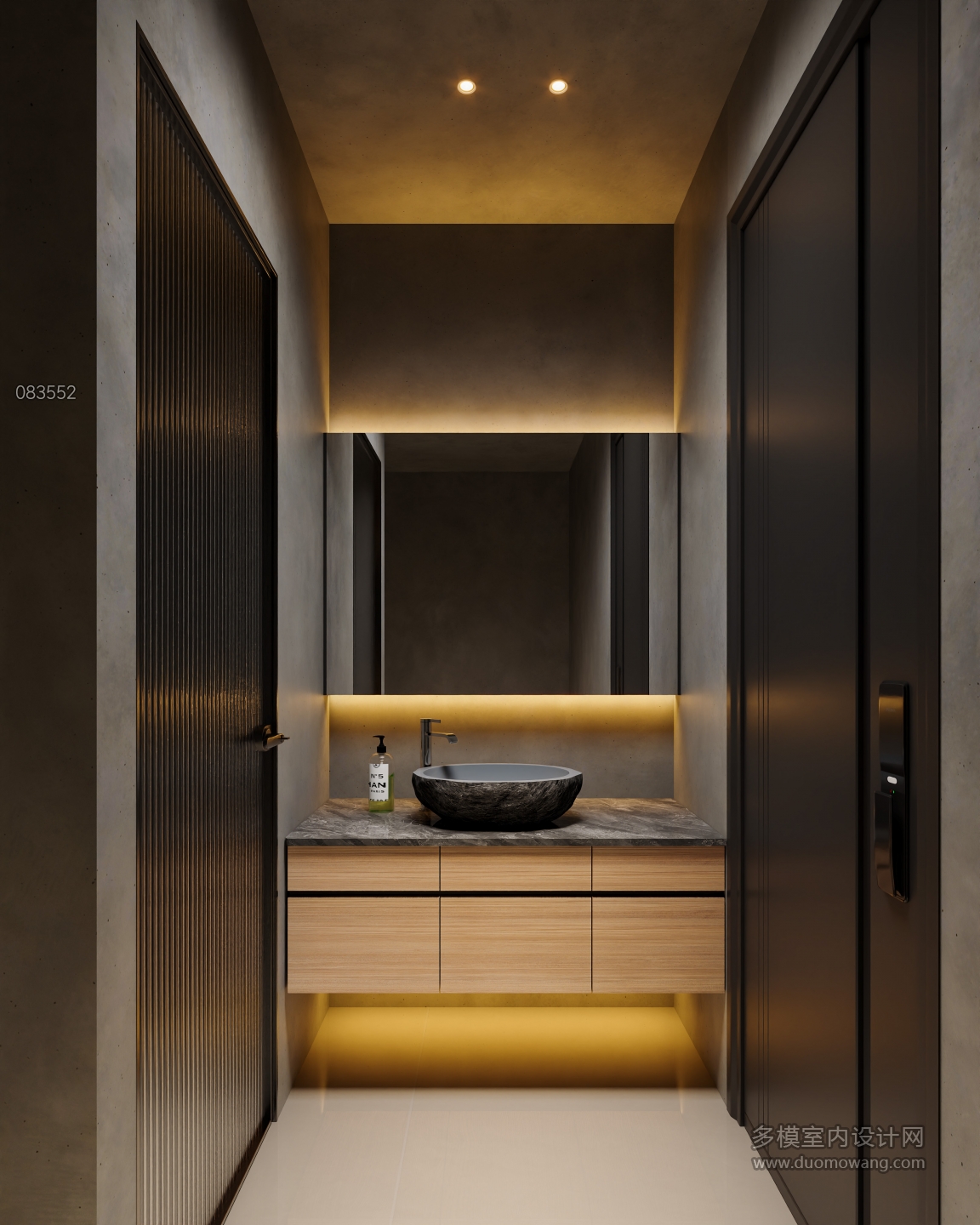 工业风烟酒店干区特写