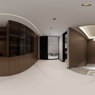 现代办公室楼梯间