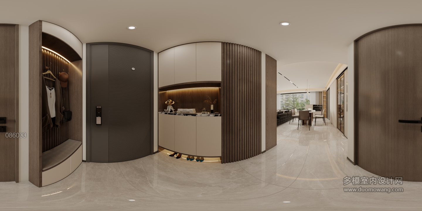 现代-玄关全景