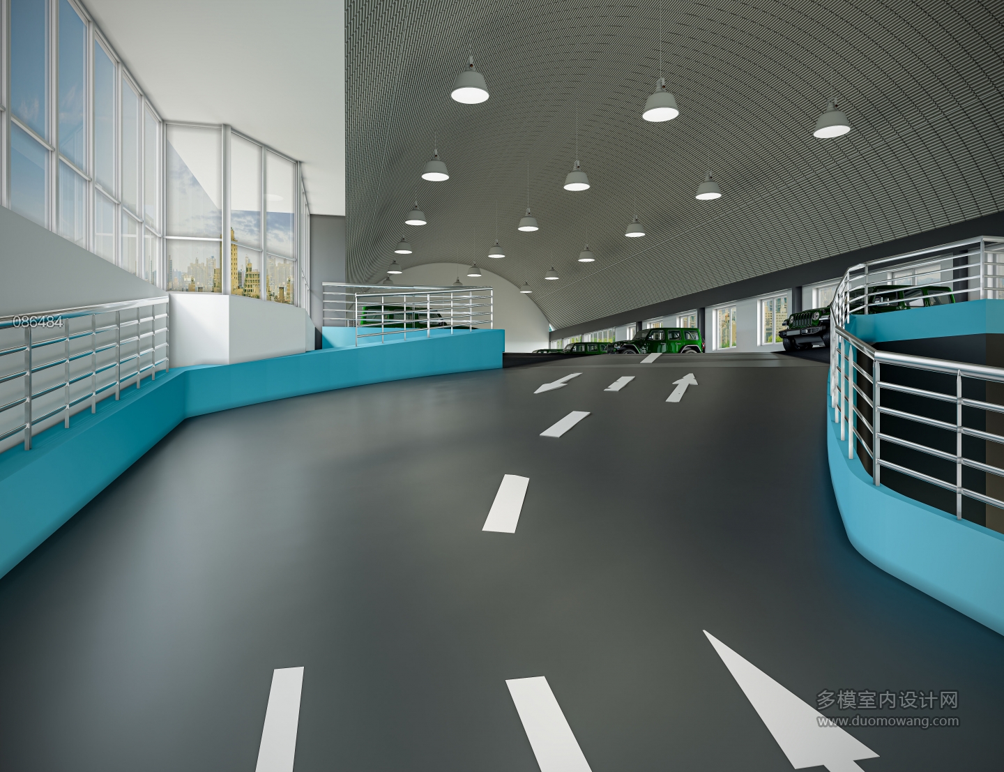 现代停车场二层入口