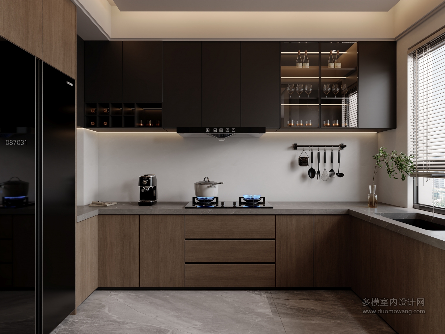 意式 厨房 静态