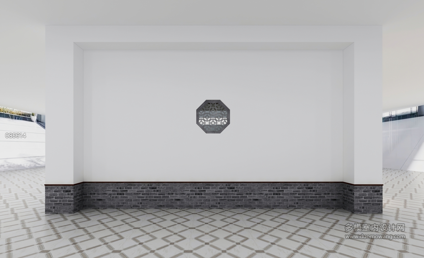 现代中庭侧面 (1)