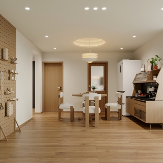 日式原木健身区