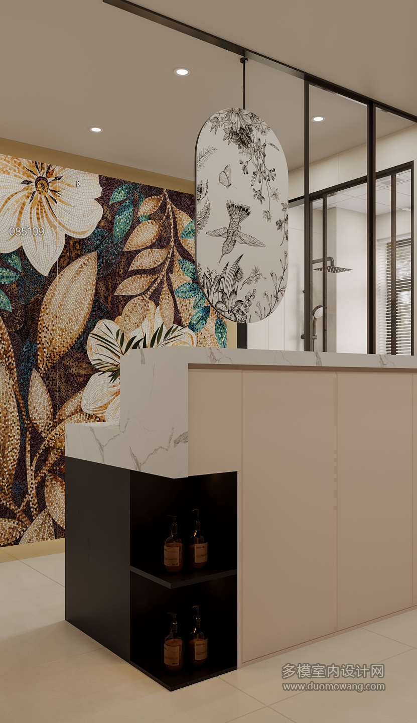 现代-卫生间特写3