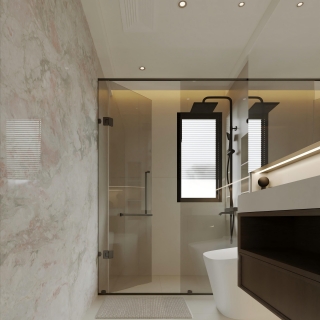 现代公共卫生间静态