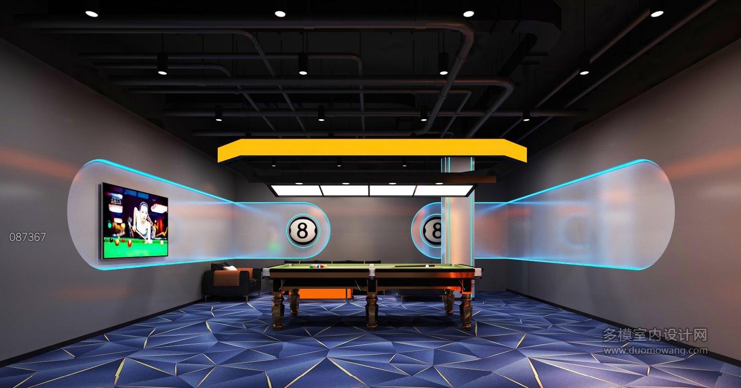 现代台球厅包房2静态 (1)