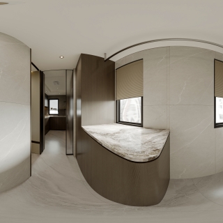 现代洗衣房全景