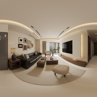 中古风客餐厅全景