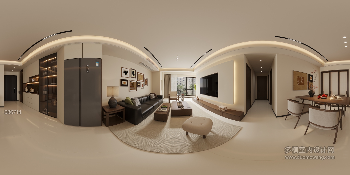 中古风客餐厅全景