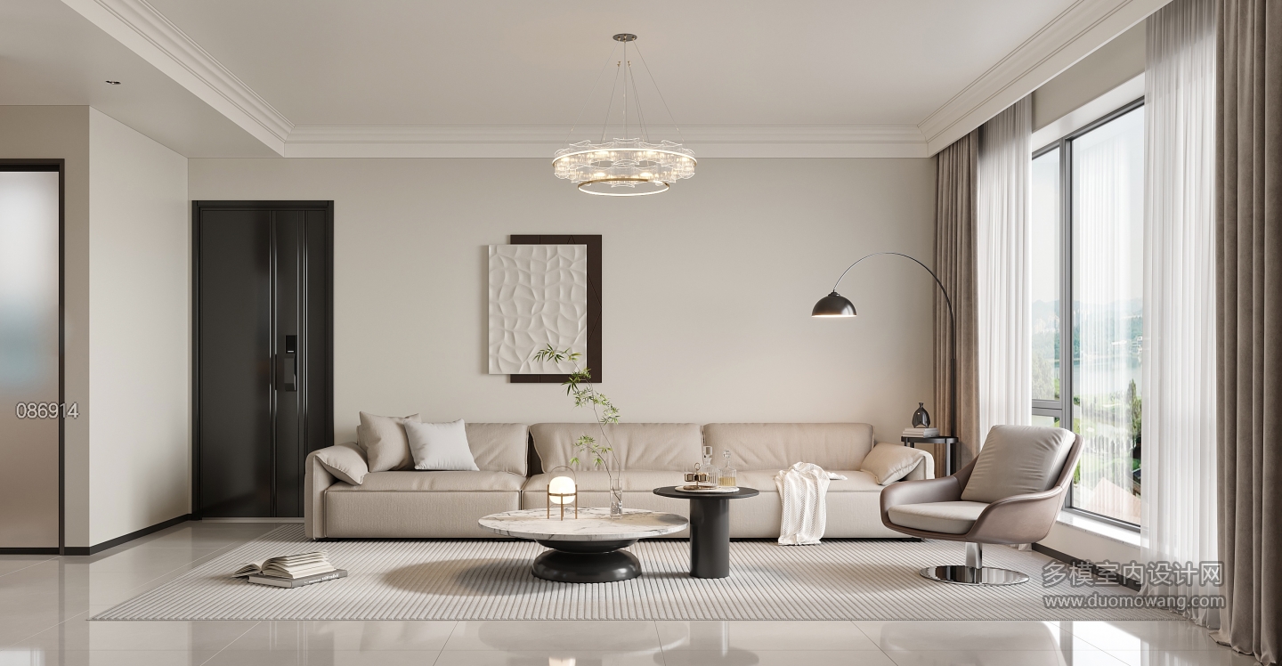 二楼起居室沙发