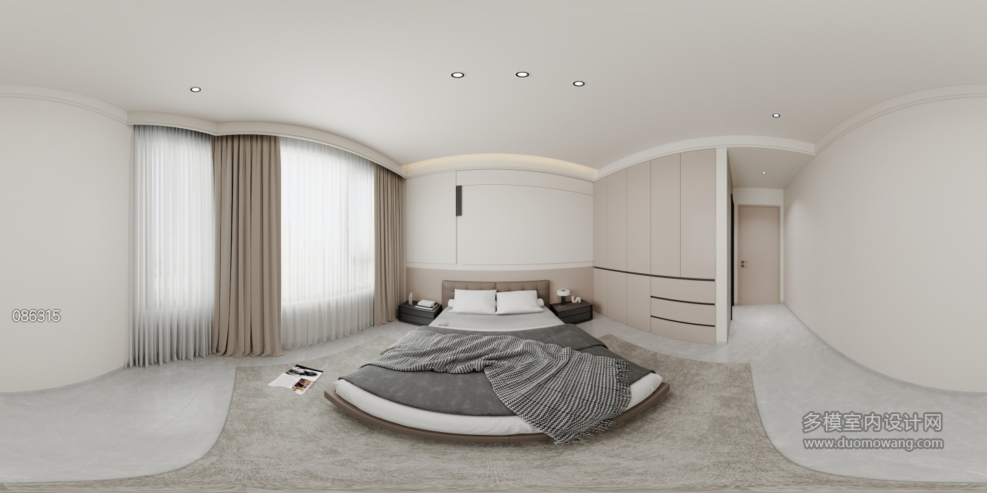 现代卧室3