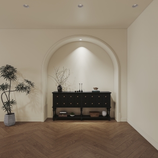 法式奶油二层走廊