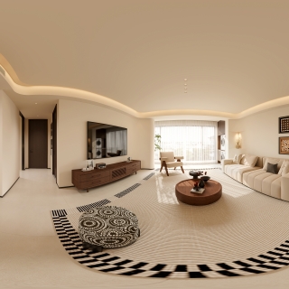 中古风客餐厅全景