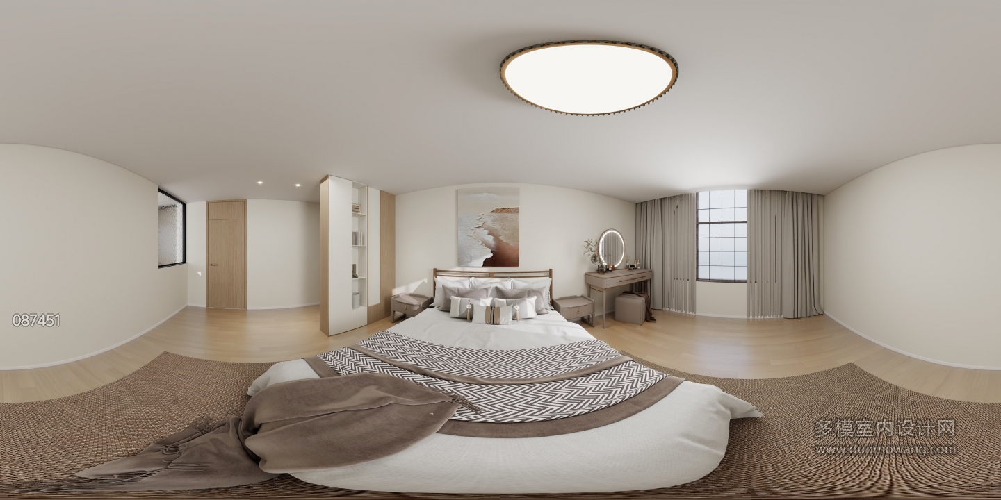 现代简约2F卧室2