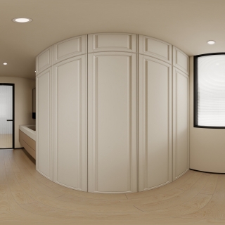 原木四楼主卧干区