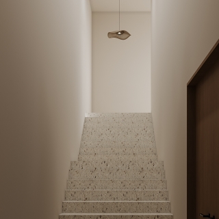 原木-楼梯间特写