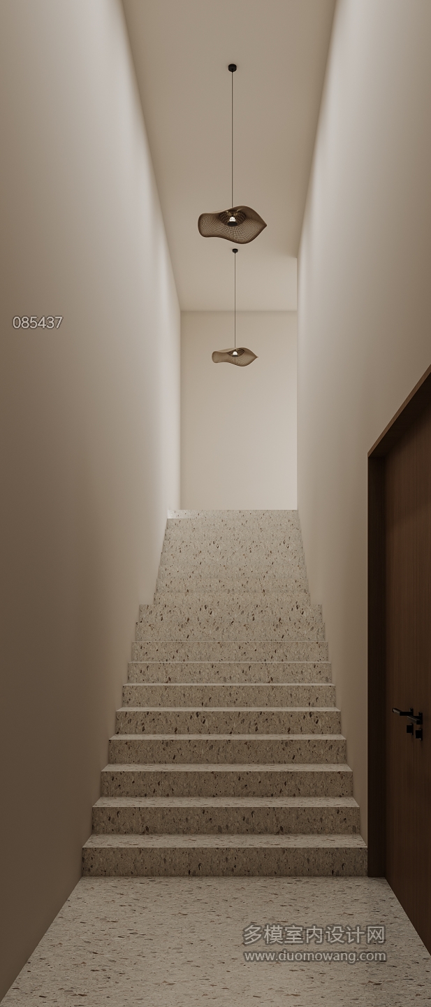 原木-楼梯间特写